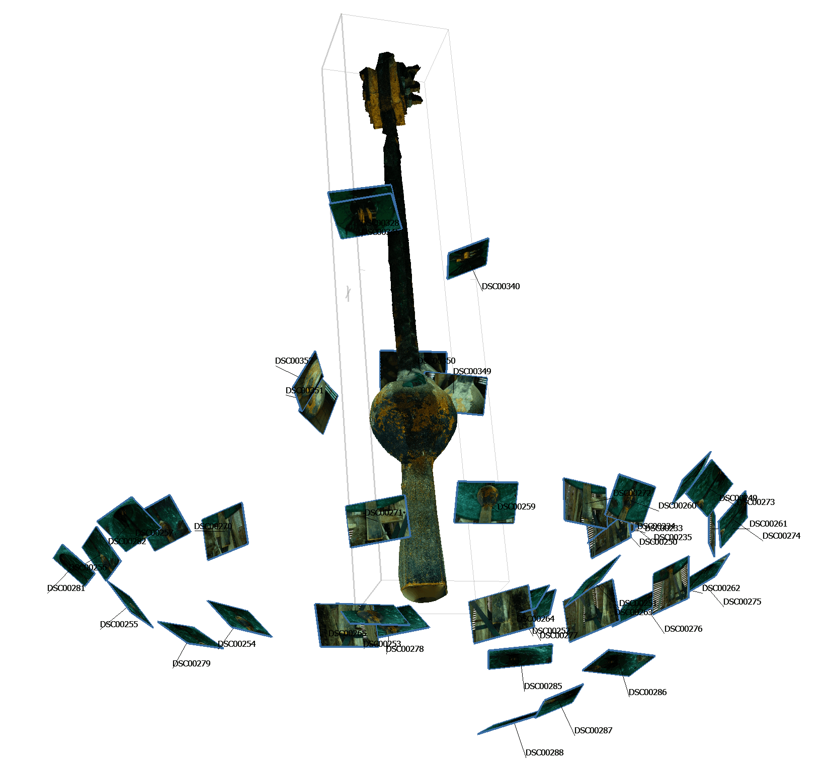 Figure 2: Interior and clapper camera alignment