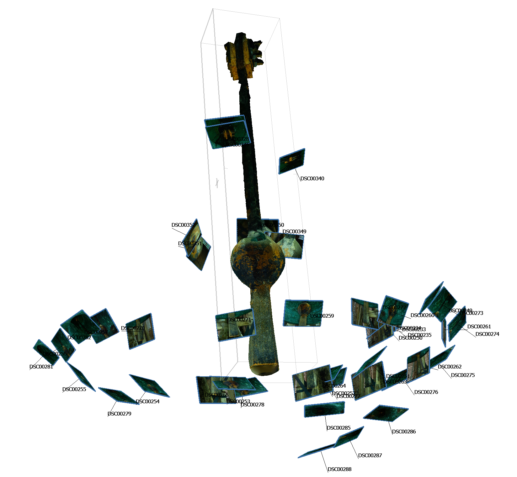 Figure 2: Interior and clapper camera alignment